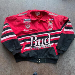 Vintage Bud Light 90s nascar Jacket